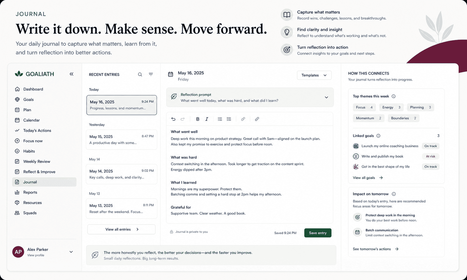 Journal desktop preview