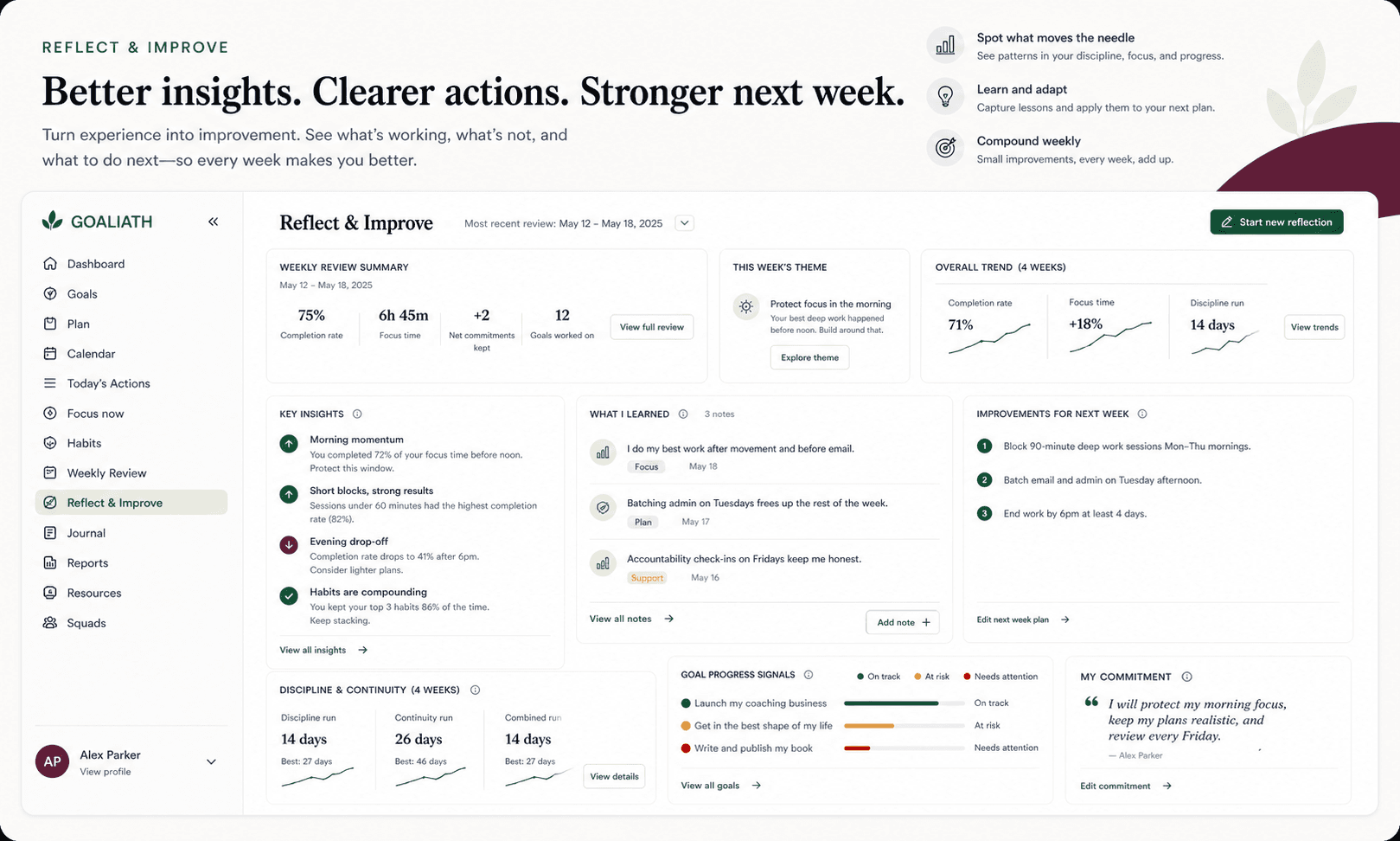 Reflect & improve mobile preview